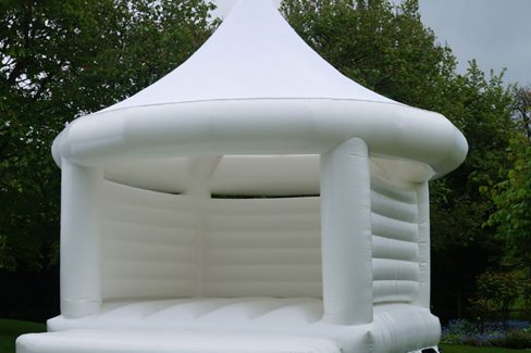 White Bouncy Castle