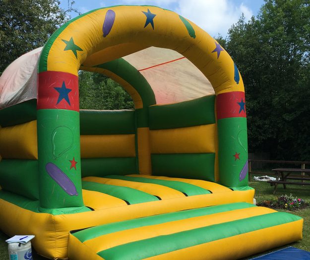 yellow-bouncy-castle